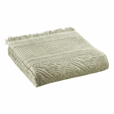 Bath towels - Zoe Bath Towel Tilleul 50 X 100 - MAISON VIVARAISE - SDE VIVARAISE WINKLER