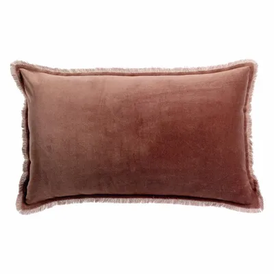 Cushions - Plain Cushion Fara Café 40 X 65 - MAISON VIVARAISE - SDE VIVARAISE WINKLER