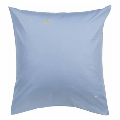 Bed linens - Eyes pillowcase Bluetiful 65 X 65 - LA CERISE SUR LE GATEAU