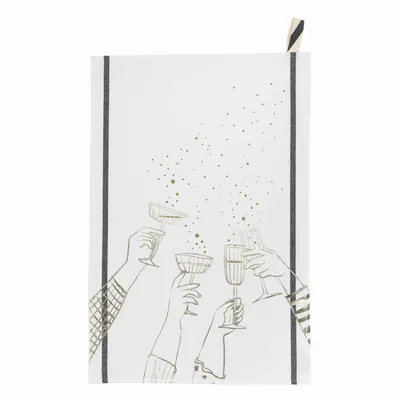Torchons - Torchon Fiesta Blanc 50 x 70 - LA CERISE SUR LE GATEAU