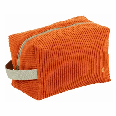 Clutches - Loen cube pouch Terracotta L 14 X 22 X 11 - LA CERISE SUR LE GATEAU