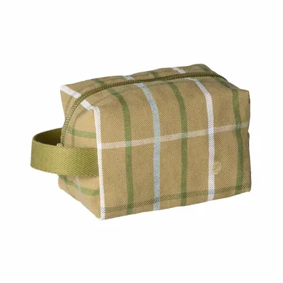 Clutches - Cube Toiletry Bag Scotty Marron/Blue S 10 X 16 X 10 - LA CERISE SUR LE GATEAU