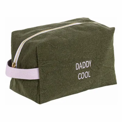Pochettes - Trousse cube Daddy Cool Kale L 14 x 22 x 11 - LA CERISE SUR LE GATEAU