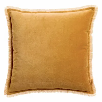 Cushions - Plain Cushion Fara Cannelle 45 X 45 - MAISON VIVARAISE - SDE VIVARAISE WINKLER