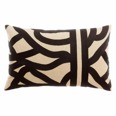Coussins - Coussin brodé Ezia Ombre 30 x 50 - MAISON VIVARAISE - SDE VIVARAISE WINKLER