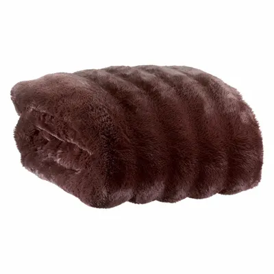 Throw blankets - Astrid maxi throw Ébène 180 X 220 - MAISON VIVARAISE - SDE VIVARAISE WINKLER