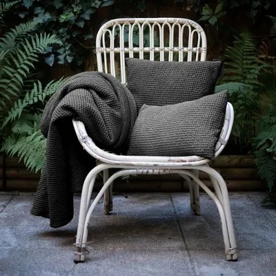 Cushions - Maia Cushion Tourterelle 30 X 50 - MAISON VIVARAISE - SDE VIVARAISE WINKLER