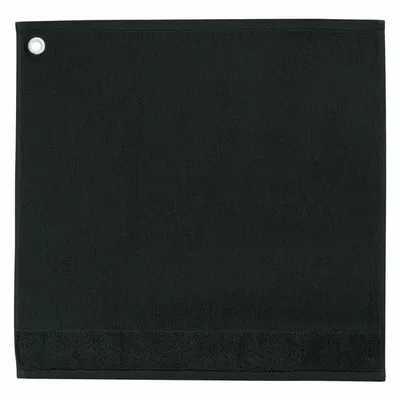 Tea towel - Kitchen Towel Terry W/Eyelet Curl Noir 50 X 50 - MAISON VIVARAISE - SDE VIVARAISE WINKLER
