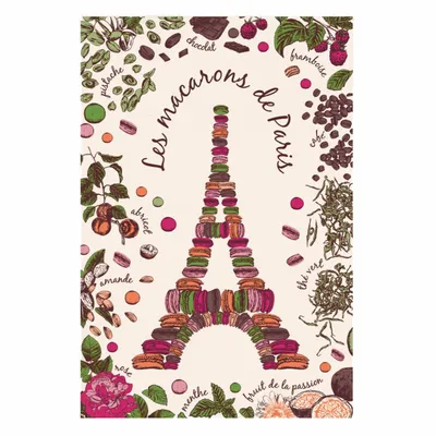Dish towels - Paris Tea Towel Écru 72 X 48 - MAISON VIVARAISE - SDE VIVARAISE WINKLER
