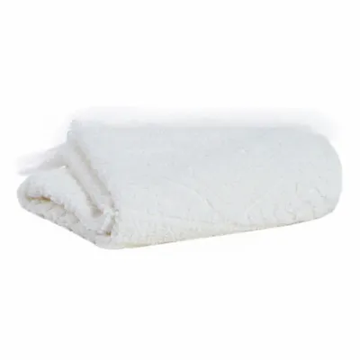 Serviettes de bain - Serviette de toilette Zoé Craie 50 X 100 - MAISON VIVARAISE - SDE VIVARAISE WINKLER