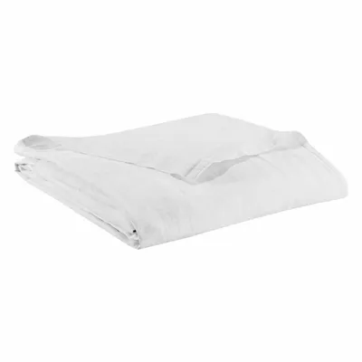 Linge de lit - Drap plat Zeff blanc 240 x 300 - MAISON VIVARAISE - SDE VIVARAISE WINKLER