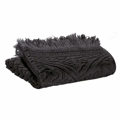 Serviettes de bain - Serviette invité Zoé Carbone 30 X 50 - MAISON VIVARAISE - SDE VIVARAISE WINKLER
