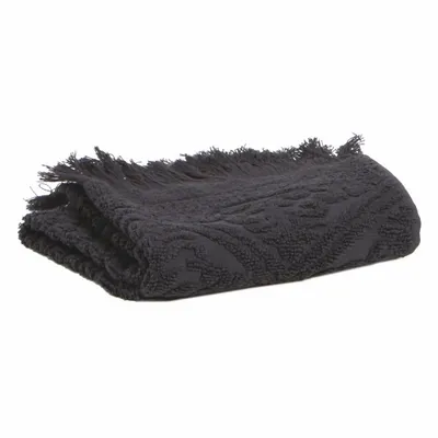 Serviettes de bain - Drap de douche Zoé Carbone 70 X 140 - MAISON VIVARAISE - SDE VIVARAISE WINKLER
