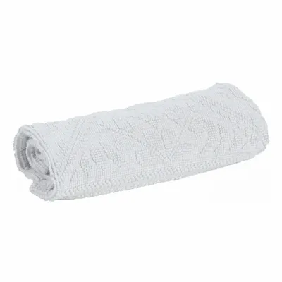 Autres linges de bain - Tapis Enzo Neige 70 X 140 - MAISON VIVARAISE - SDE VIVARAISE WINKLER
