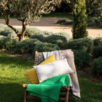 Cushions - Gastounet Cushion Multico 30 X 50 - MAISON VIVARAISE - SDE VIVARAISE WINKLER