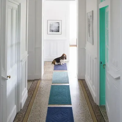 Autres linges de bain - Tapis de Bain Enzo Vert de gris 54 X 64 - MAISON VIVARAISE - SDE VIVARAISE WINKLER