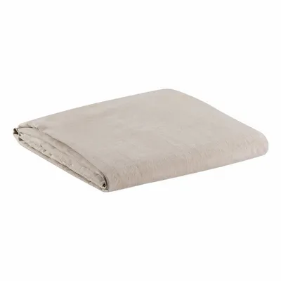 Bed linens - Zeff Fitted Sheet Naturel 140 X 190 X 30 - MAISON VIVARAISE - SDE VIVARAISE WINKLER