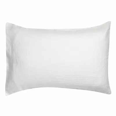 Linge de lit - Taie d'oreiller Zeff Blanc 50 x 75 - MAISON VIVARAISE - SDE VIVARAISE WINKLER