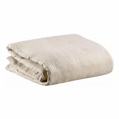 Linge de lit - Housse de couette Zeff Naturel 240 x 220 - MAISON VIVARAISE - SDE VIVARAISE WINKLER