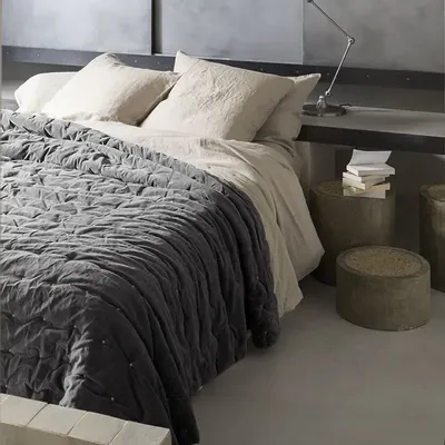 Bed linens - Elise Bed Throw Tonnerre 240 X 260 - MAISON VIVARAISE - SDE VIVARAISE WINKLER