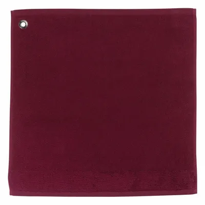 Ustensiles de cuisine - Essuie mains oeillet Curl Lie de vin 50 x 50 - MAISON VIVARAISE - SDE VIVARAISE WINKLER