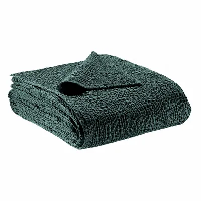 Bed linens - Tana Bed Throw Prusse 180 X 260 - MAISON VIVARAISE - SDE VIVARAISE WINKLER