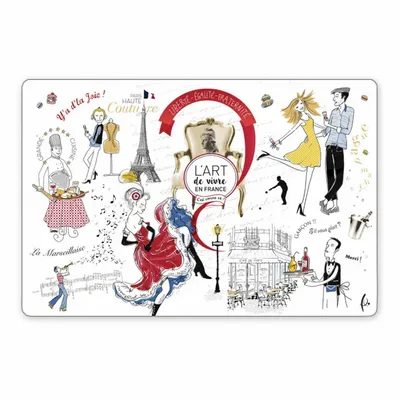 Placemats - Placemat Art De Vivre Assortis 30 X 45 - MAISON VIVARAISE - SDE VIVARAISE WINKLER