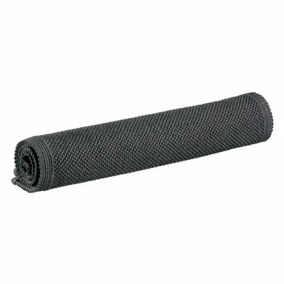 Autres linges de bain - Tapis de bain uni Etia Carbone 54 x 110 - MAISON VIVARAISE - SDE VIVARAISE WINKLER