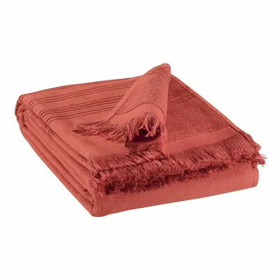 Bed linens - Hammam Towel Cancun Tomette 90 X 180 - MAISON VIVARAISE - SDE VIVARAISE WINKLER