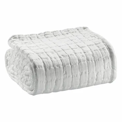 Linge de lit - Jeté de lit Swami Blanc 180 x 260 - MAISON VIVARAISE - SDE VIVARAISE WINKLER