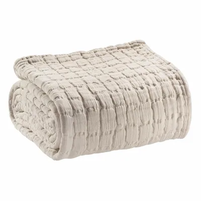 Linge de lit - Jeté de lit Swami Lin 180 x 260 - MAISON VIVARAISE - SDE VIVARAISE WINKLER