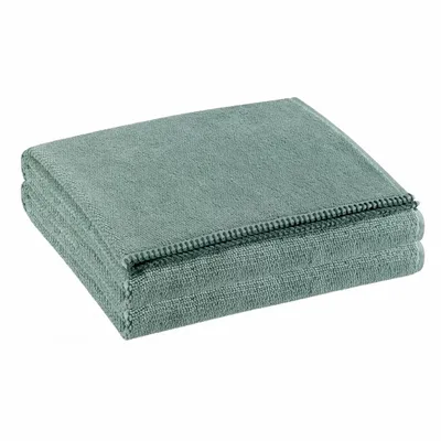 Bath towels - Bora Bath Towel Sauge 90 X 150 - MAISON VIVARAISE - SDE VIVARAISE WINKLER