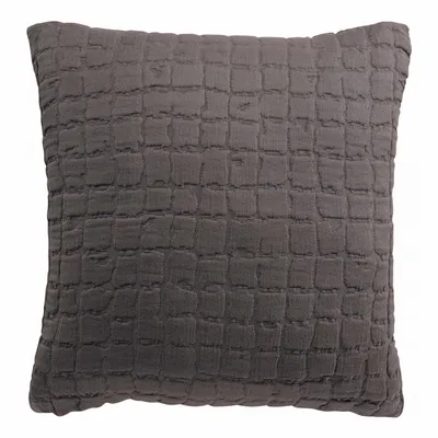 Coussins - Coussin Swami Asphalte 45 x 45 - MAISON VIVARAISE - SDE VIVARAISE WINKLER