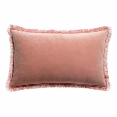 Coussins - Coussin uni Fara Pink 30 x 50 - MAISON VIVARAISE - SDE VIVARAISE WINKLER