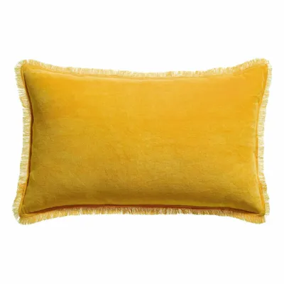 Cushions - Plain Cushion Fara Curry 30 X 50 - MAISON VIVARAISE - SDE VIVARAISE WINKLER