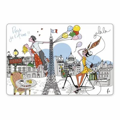 Sets de table - Set de table La Parisienne 30 x 45 - MAISON VIVARAISE - SDE VIVARAISE WINKLER