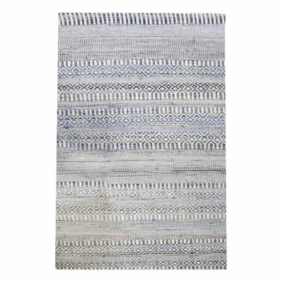 Rugs - Rug Sarah Ivoire/Bleu 160 X 230 - MAISON VIVARAISE - SDE VIVARAISE WINKLER