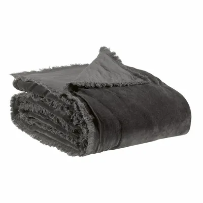 Bed linens - Fara Bed Throw Ombre 260 X 260 - MAISON VIVARAISE - SDE VIVARAISE WINKLER