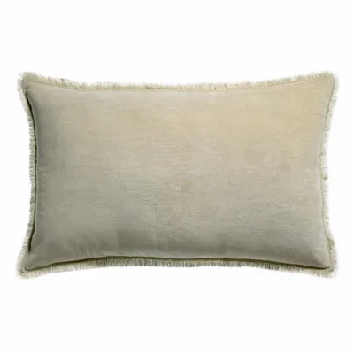 Coussins - Coussin uni Fara Lin 40 x 65 - MAISON VIVARAISE - SDE VIVARAISE WINKLER