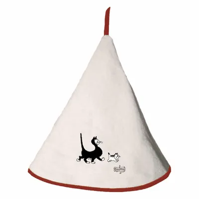 Tea towel - Round K-Towel Dubout Mere&Fils Ivoire Diameter 60 - MAISON VIVARAISE - SDE VIVARAISE WINKLER