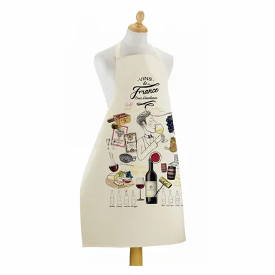 Aprons - XL Apron Crus D'Excellence Ecru 72 X 96 - MAISON VIVARAISE - SDE VIVARAISE WINKLER