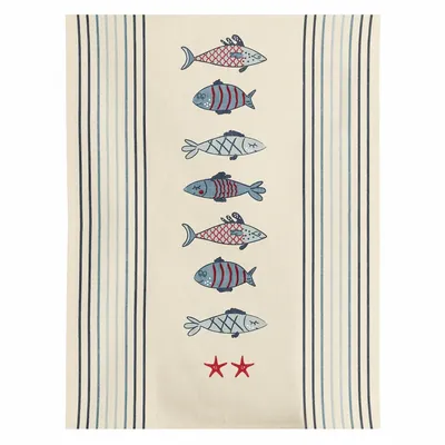 Torchons - Torchon New Pesk Bleu 50 x 70 - MAISON VIVARAISE - SDE VIVARAISE WINKLER