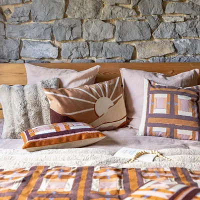 Linge de lit - Taie d'oreiller Zeff Aubepine 65 x 65 - MAISON VIVARAISE - SDE VIVARAISE WINKLER