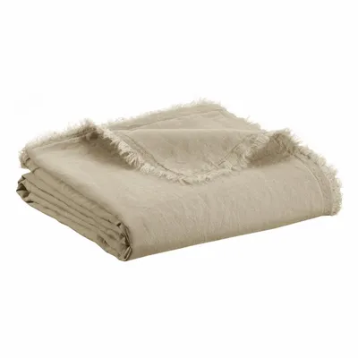 Plaids - Plaid Zeff Nomade Naturel 130 x 180 - MAISON VIVARAISE - SDE VIVARAISE WINKLER
