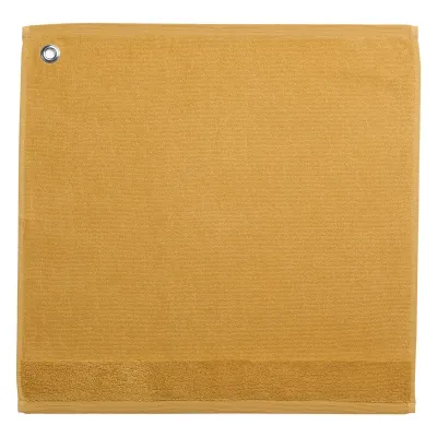 Torchons textile - Essuie-mains oeillet Curl Curry 50 x 50 - MAISON VIVARAISE - SDE VIVARAISE WINKLER