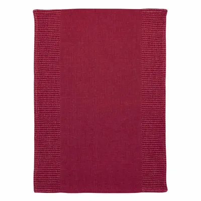 Dish towels - Waffle Kitchen Towel Achil Rubis 50 X 70 - MAISON VIVARAISE - SDE VIVARAISE WINKLER
