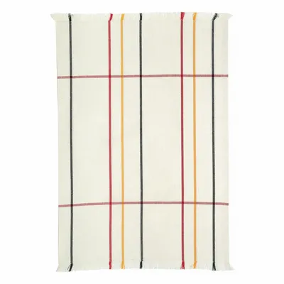 Dish towels - Recycled Tea Towel Jessi Ivoire 50 X 70 - MAISON VIVARAISE - SDE VIVARAISE WINKLER