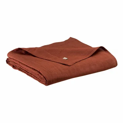 Bed linens - Zeff Flat Sheet Caramel 240 X 300 - MAISON VIVARAISE - SDE VIVARAISE WINKLER