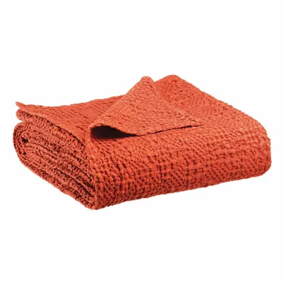 Bed linens - Tana Bed Throw Rooibos 240 X 260 - MAISON VIVARAISE - SDE VIVARAISE WINKLER