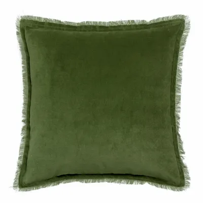 Coussins - Coussin uni Fara Eucalyptus 45 x 45 - MAISON VIVARAISE - SDE VIVARAISE WINKLER